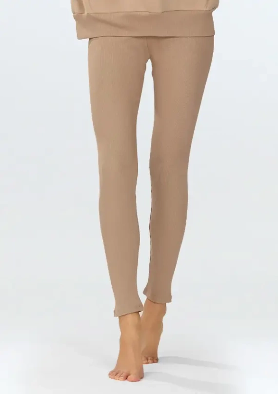 Legginsy długie Oseye Dkaren cappuccino