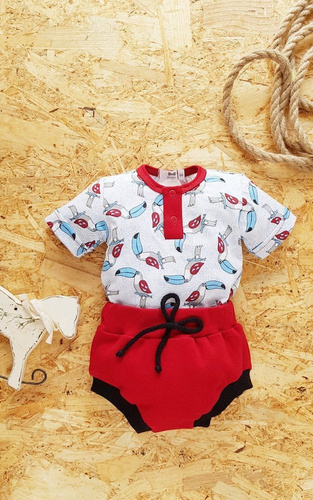 Body Polo z krótkim rękawem 241PA Bandito boy Parrot Marija - papuga