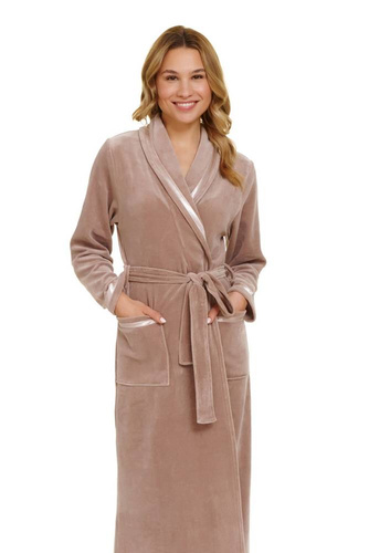 SWO.1078 Szlafrok damski Doctor Nap - beige