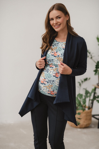 Kardigan ciążowy Mama Wrap Milk&Love granatowy