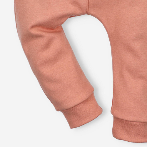 Spodnie dresowe z bawełny organicznej Cute Cars Nini pomarańczowy 