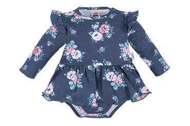 Sukienkobody długi rękaw "Rose Bonica" Makoma