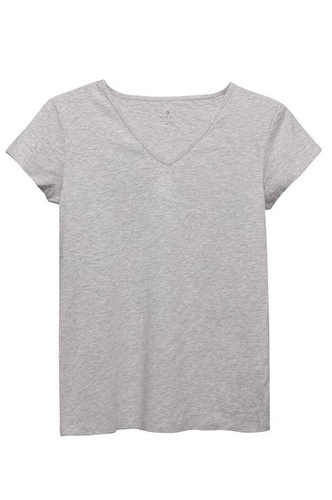 T-shirt damski BD900-420-V Moraj - jasny szary melanż