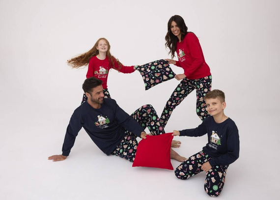 Piżama chłopięca 966/157 593/157 Home Home Cornette granatowy