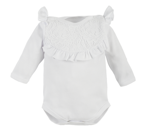 Body z długim rękawem falbanka 071DR Sophie Marija