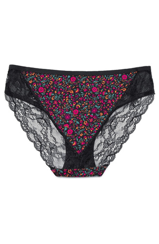 Figi Damskie L-1572 BI Lama czarny