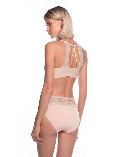  Figi Damskie  L-MOD1564 MD  A'2 Lama-czarny beżowy