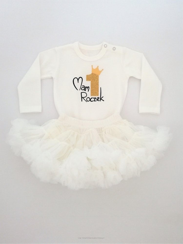 Spódniczka tiulowa Ballerina Bambarillo ecru