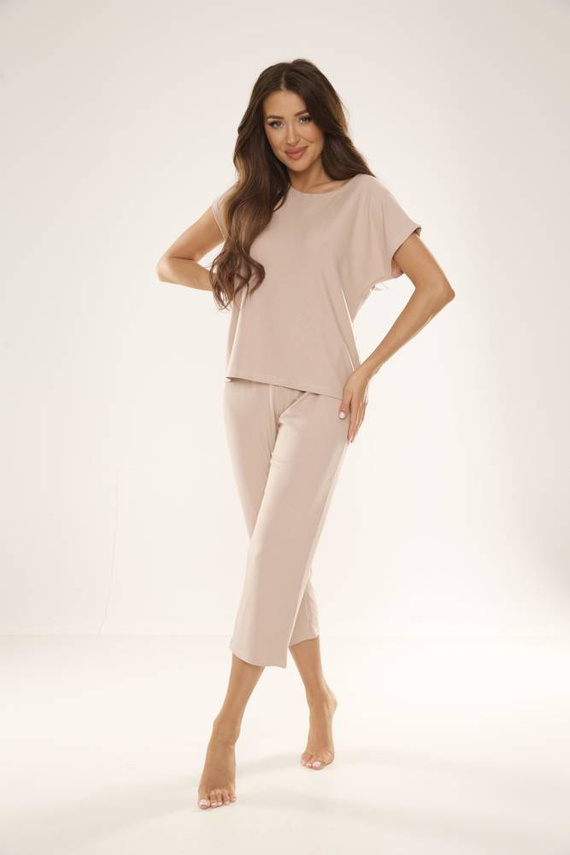 Piżama Damska 696 Freya Forex - piaskowy