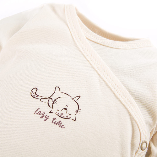 Body kopertowe Animals Kot Eevi - ecru