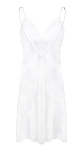 Alice Halka satynowa koszulka damska DKaren - biała 