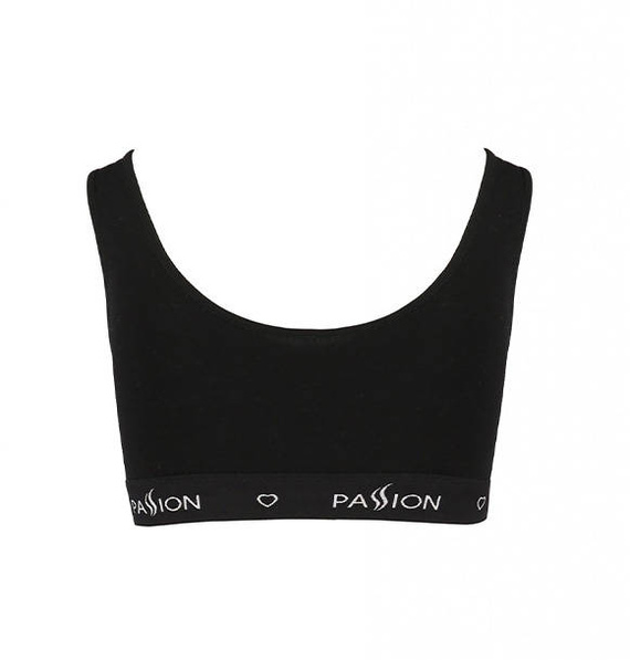 Biustonosz miękki PS004 Passion czarny