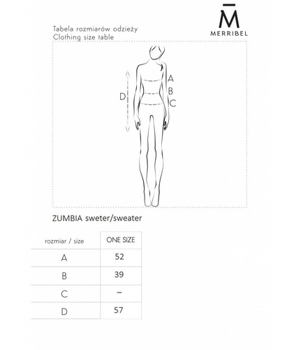 Komplet sweterkowy Zumbia Merribel - różowy