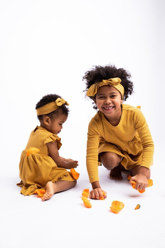 176064 Michalina Opaska niemowlęca Nicol - musztardowy