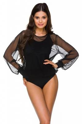 Body damskie 232 Lupoline- czarne