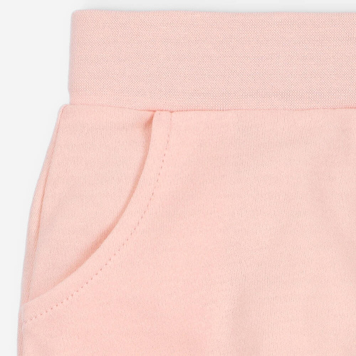 Spodnie z bawełny organiczne Bicycle Nini pomarańczowy