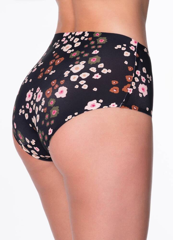 Figi damskie Peggy Brown Maxi Julimex - czarny