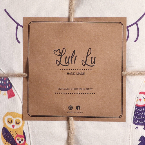 Kocyk niemowlęcy z poduszką LUL-0051 Luli Lu - różowy