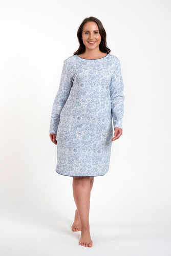 Koszula nocna damska Gracjela Italian Fashion - druk niebieski 