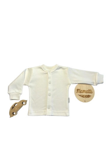 Mamatti KA14810 kaftanik dla niemowląt – bawełna 100%, certyfikowany materiał, wygodne zapięcie