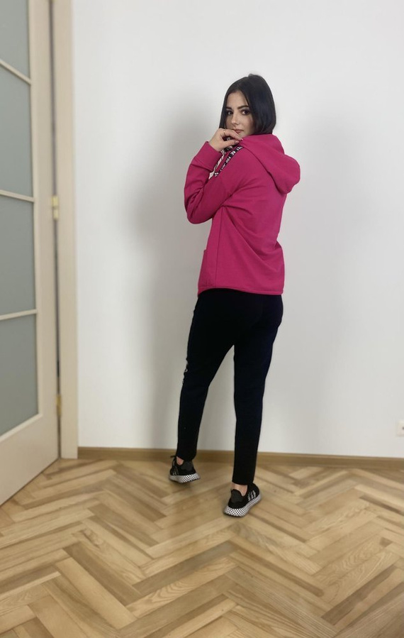 Komplet dresowy 496 Just Forex - amarant