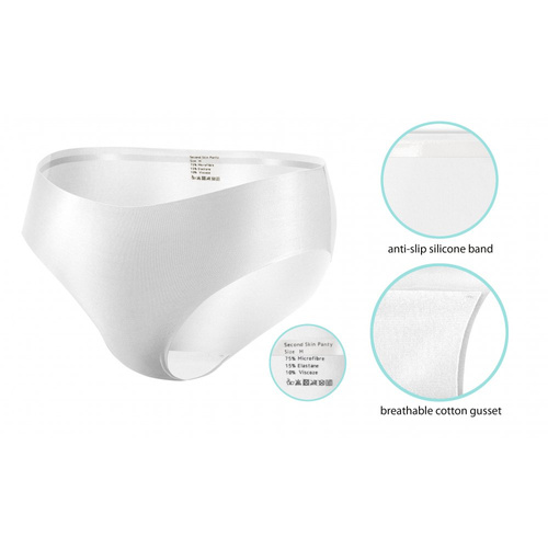 Figi laserowe z silikonem Sesto Senzo biały