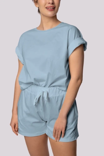 Piżama damska Bliss shortsleeve Mona jasnoniebieski