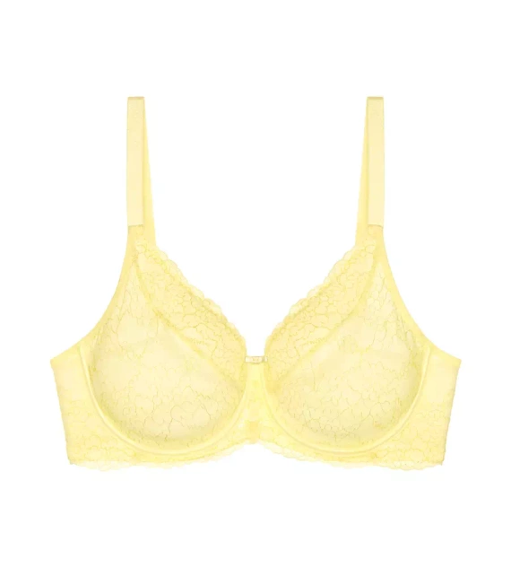 Biustonosz usztywniany Mirage Spotlight W01 Triumph - żółty