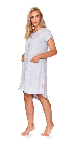 Koszula ciążowa i do karmienia 9445 Doctor Nap - grey melange