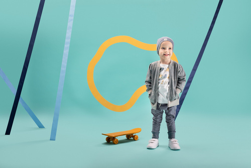 Legginsy Fun Time Pinokio- niebieski