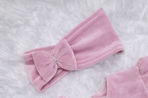 Opaska z kokardką Amelka Bambarillo wrzos