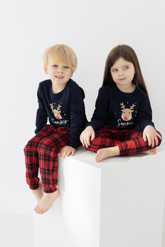 Piżama dziecięca Nathan Kids Sensis - granatowy