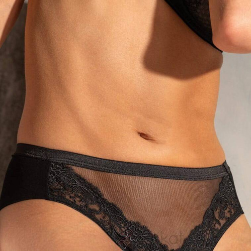 Figi damskie Cora Unikat czarny