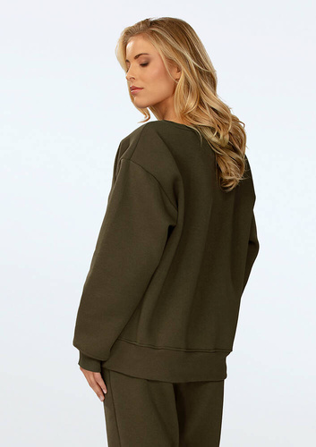 Bluza dresowa Rehema Dkaren - khaki