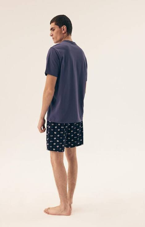 Piżama Męska 42606 Sake Henderson -granatowa