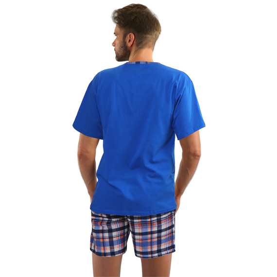 Bawełniana piżama męska 2243/09 Jasiek 02 Sesto Senso - chaber