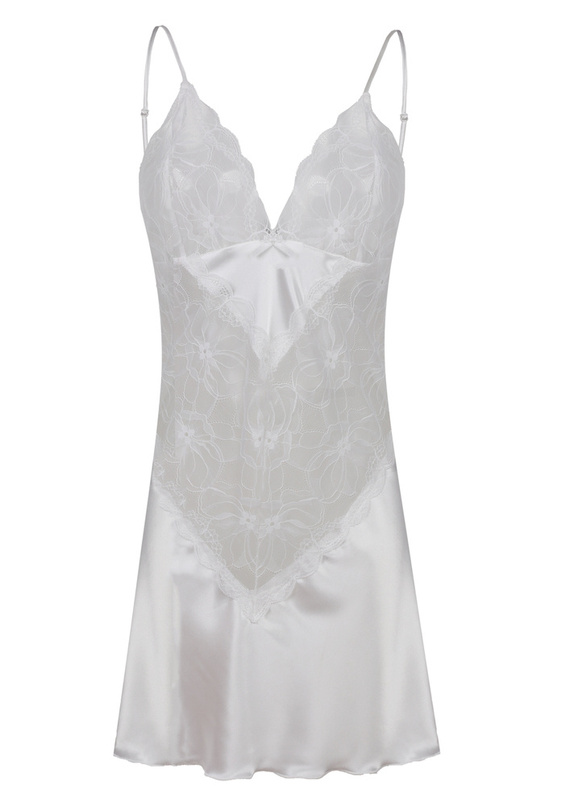 Jeniffer Halka nocna damska DKaren - ecri