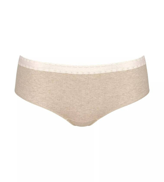 Figi Damskie GO Ribbed R Hipster C2P 2-pak Sloggi - grey combination