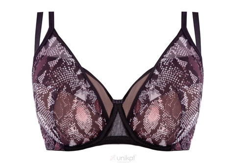 Biustonosz usztywniany Zuma Unikat czarny 