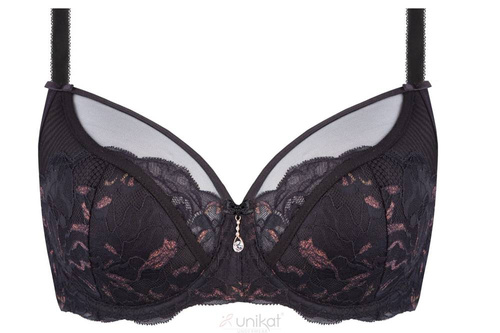 Biustonosz semi soft półusztywniany Olga Unikat czarny 