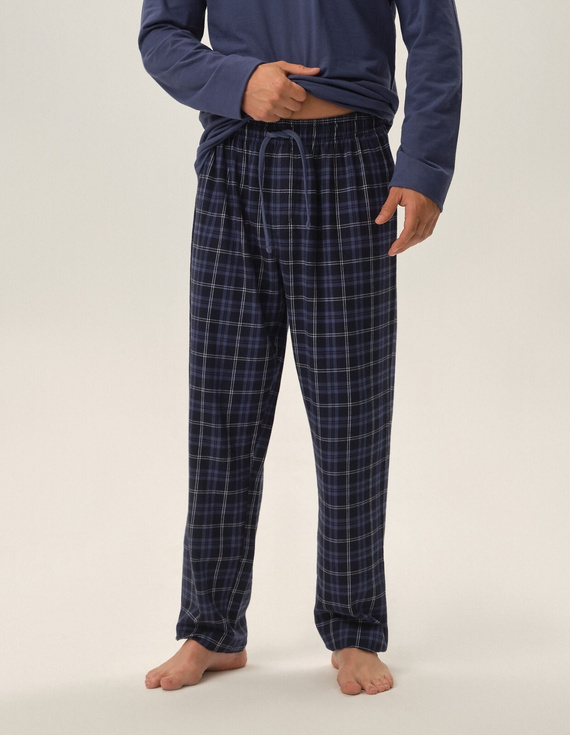 Piżama Męska 41913 Herb Henderson -niebieski