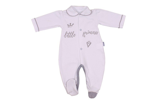 Pajac "LITTLE PRINCESS" Terjan szary