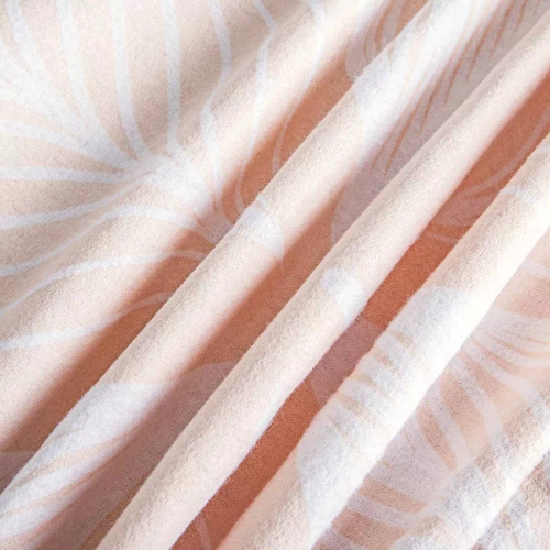 Pościel flanelowa geometria 31506/1 Darymex różowy 