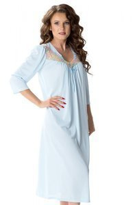 Koszula nocna damska Mewa 6351 Diana Spring niebieski