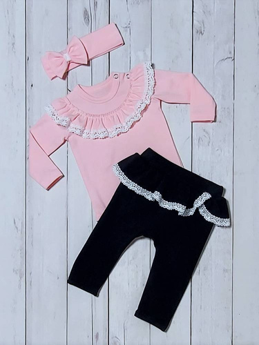 Spodnie niemowlęce Eliza Bambarillo czarny 