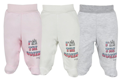 Półśpiochy bawełniane "QUEEN" Koala ecru