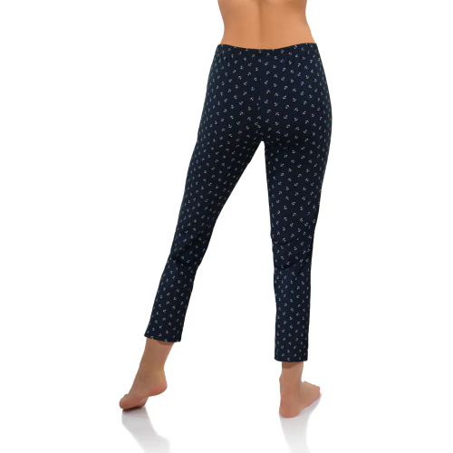 Piżama damska 2505/21 Sesto Senso paski/kotwiczki