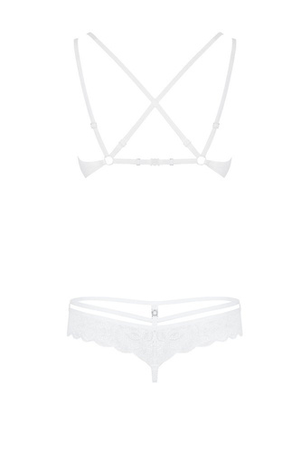 Dwuczęściowy  komplet 860 SET-2 Obsessive biały 