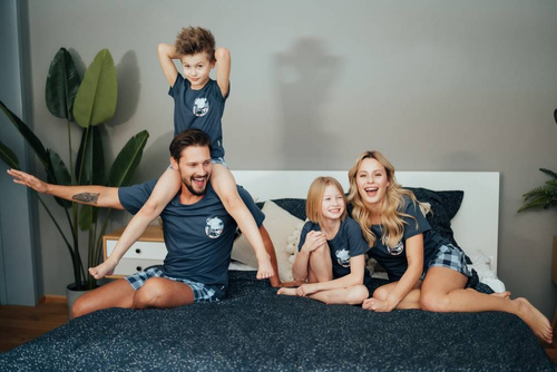 PMB.4416 Piżama Męska Doctor Nap - deep blue