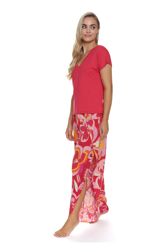 Piżama Damska 5320 Doctor Nap - capri flowers